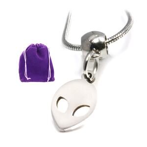 Alien Necklace - This UFO Flying a Big Ufo for a Flying Alien